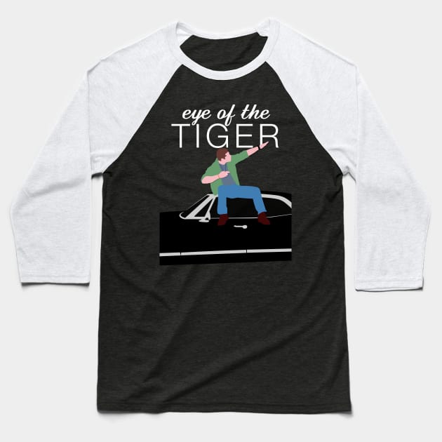 Supernatural Eye of the Tiger Baseball T-Shirt by OutlineArt